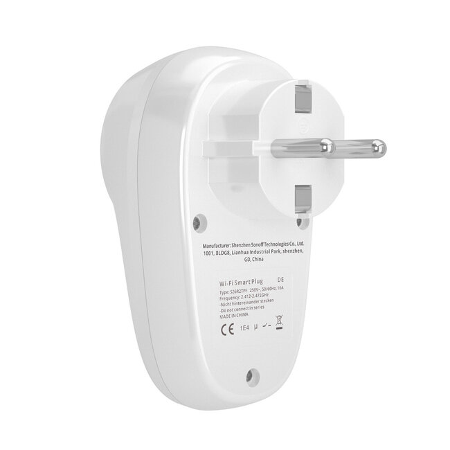 80073 SONOFF S26R2TPF-GR - Smart Plug Sonoff S26R2TPF-GR Wi-Fi 16A/4000W