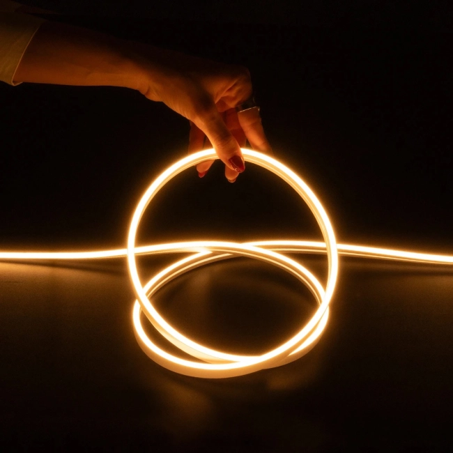 kelvo® NEONPRO KLV-101-0059 Ταινία Neon Flex LED 10W/m 1200lm/m 120° DC 24V Αδιάβροχο IP65 120 x SMD2835 Chip/m Θερμό Λευκό 2700K Dimmable - Lumileds SMD Chip - Μ100 x Π0.6 x Υ1.2cm - 6 Χρόνια Εγγύηση