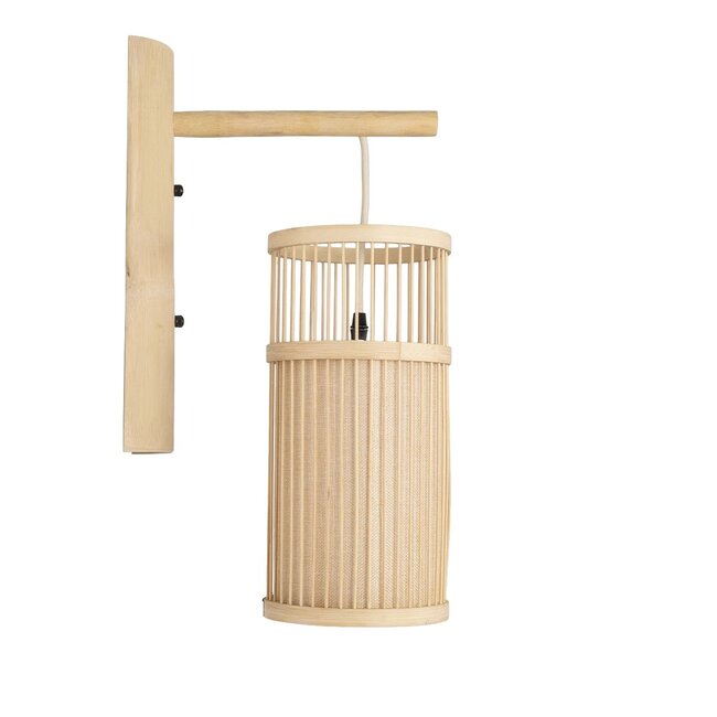 NOMAD 01972 Boho Φωτιστικό Τοίχου - Απλίκα με Ντουί 1 x E27 AC 220-240V IP20 - Μπεζ - Μ16 x Π28 x Υ50cm - 4