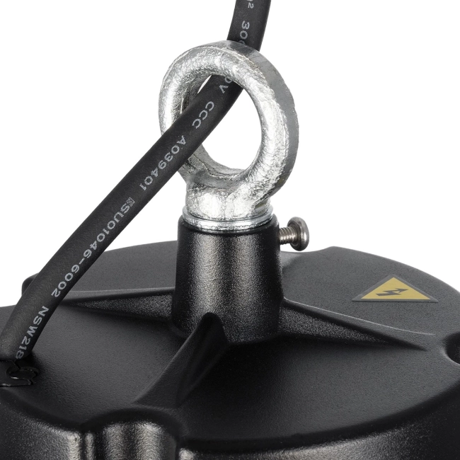 INDUSTRY 61705 Βιομηχανικό Φωτιστικό Καμπάνα High Bay UFO Τεχνολογίας Smart Group Linkable Control System 2.4Ghz με Αισθητήρα Κίνησης Microwave LED 150W 22500lm SDCM<5 90° AC 85-265V Αδιάβροχο IP65 IK08 Μαύρο Χυτό Αλουμίνιο - Φυσικό Λευκό 5000K - 275 x Sanan Opto SMD Chip & TÜV SÜD Driver - 9