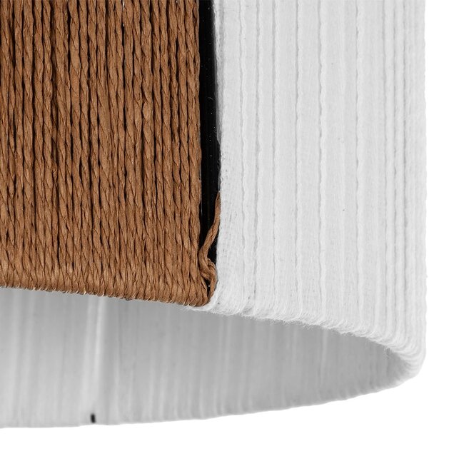 TAG 205-0059 Boho Κρεμαστό Φωτιστικό Οροφής με Ντουί 1 x E27 AC 220-240V IP20 - Λευκό & Καφέ - M30 x Π30 x Υ18cm - 8 TAG 205-0059 Boho Κρεμαστό Φωτιστικό Οροφής με Ντουί 1 x E27 AC 220-240V IP20 - Λευκό & Καφέ - M30 x Π30 x Υ18cm - 8