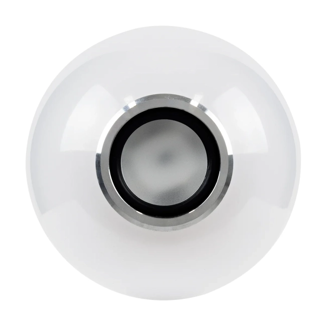  RGBOO 76072 Λάμπα E27 G95 με IR Ασύρματο χειριστήριο & 3W Bluetooth Ηχείο LED 12W 780lm 260° AC 220-240V IP20 Πολύχρωμο RGBW Dimmable - Sanan SMD Chip - Μ13 x Π25 x Υ43cm - 2 Χρόνια Εγγύηση - 3