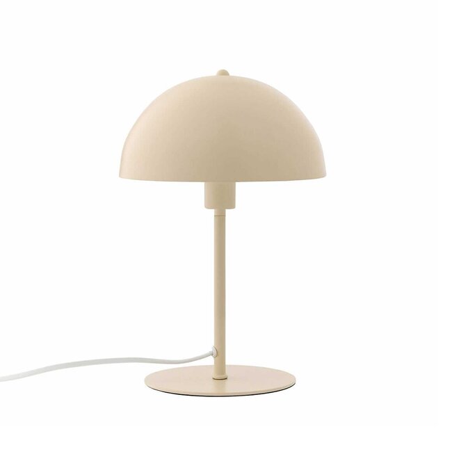 GASCEIO 204-0140 Μοντέρνο Eπιτραπέζιο Φωτιστικό Μονόφωτο 1 x E27 IP20 Μπεζ Μέταλλο - Μ25 x Π25 x Υ39cm