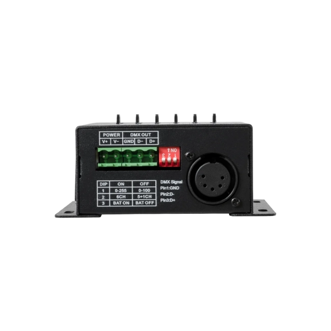 70675 AJ6 SKYDANCE DMX 6 Channel Fader Console - Κονσόλα Φωτισμού 6 Καναλιών DMX DC 5-12V ή 3 x AAA Μπαταρίες - IP20 Μ10 x Π7 x Υ4cm - 5 Years Warranty - 6
