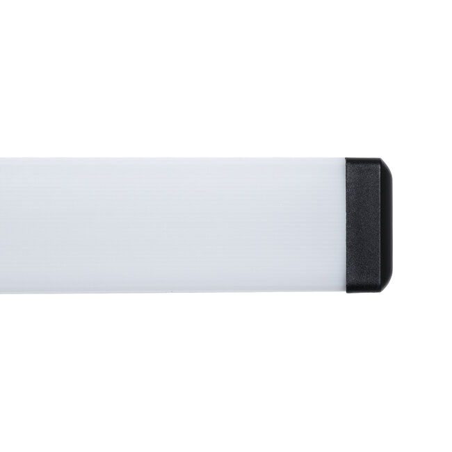 RENATA 60440 Μοντέρνο Φωτιστικό Τοίχου - Απλίκα Καθρέπτη Μπάνιου - Πίνακα LED 12W 1400lm 210° AC 220-240V IP44 Μ60 x Π4 x Υ5.5cm - Φυσικό Λευκό 4500K - Μαύρο - 6