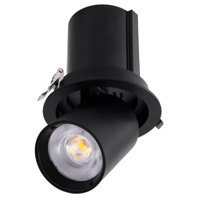 VIRGO-B 60312 Χωνευτό LED Spot Downlight TrimLess Φ13.5cm 20W 2600lm 36° AC 220-240V IP20 Φ13.5cm x Υ14cm - Στρόγγυλο - Μαύρο - Φυσικό Λευκό 4500K - Bridgelux COB - 5 Years Warranty VIRGO-B 60312 Χωνευτό LED Spot Downlight TrimLess Φ13.5cm 20W 2600lm 36° AC 220-240V IP20 Φ13.5cm x Υ14cm - Στρόγγυλο - Μαύρο - Φυσικό Λευκό 4500K - Bridgelux COB - 5 Years Warranty