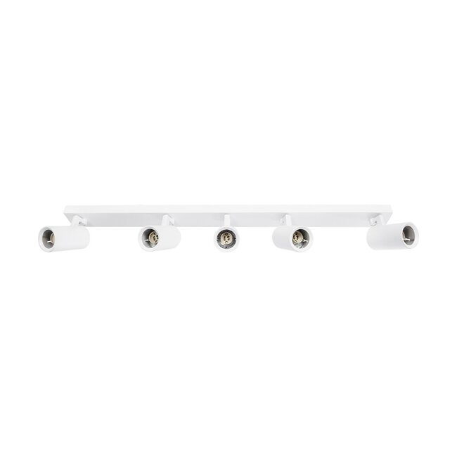 kelvo® SPOTA KLV-101-0143 Μοντέρνο Κινούμενο Φωτιστικό Σποτ Οροφής με Ντουί 5 x GU10 90° AC 220-240V IP20 - Λευκό Ματ - Μ79.5 x Π6.3 x Υ14cm - 5 kelvo® SPOTA KLV-101-0143 Μοντέρνο Κινούμενο Φωτιστικό Σποτ Οροφής με Ντουί 5 x GU10 90° AC 220-240V IP20 - Λευκό Ματ - Μ79.5 x Π6.3 x Υ14cm - 5