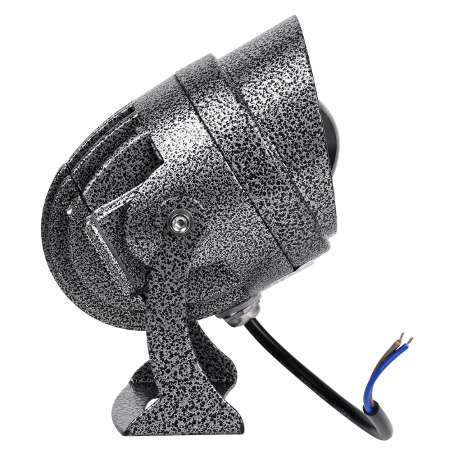 SPOTXENIA 90633 Σποτ Φωτισμου με Αντιθαμβωτική Γρίλια LED 16W 1840lm 3° DC 24V Αδιάβροχο IP65 Φυσικό Λευκό 4500K Dimmable - Bridgelux COB Chip - Σφυρήλατο Γκρι Ανθρακί - Μ9 x Π9 x Υ12cm - 3 Χρόνια Εγγύηση