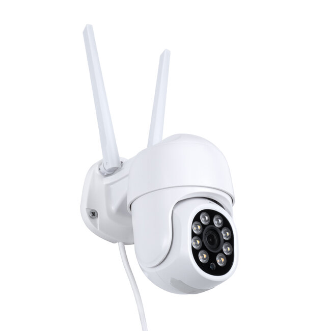 86040 Ασύρματο Καταγραφικό με 8 x Camera 2MP 1080P WiFi  360° Μοιρών - Αδιάβροχο IP66 - Νυχτερινή Όραση με LED IR - Διπλή Κατέυθυνση Ομιλίας - Ανιχνευτή Κίνησης - Νυχτερινή Λήψη - Λευκό - 4