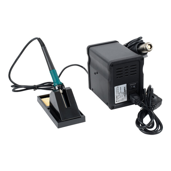 79979 ProsKit SS-979 Ψηφιακός Σταθμός Συγκόλλησης 2in1 με Dual Digital Ψηφιακή Οθόνη - Κολλητήρι - Πιστόλι Θερμού Αέρα Hot Air Soldering Welding Gun και PID Προγραμματιζόμενο Σύστημα Ελέγχου Θερμοκρασίας - 760W