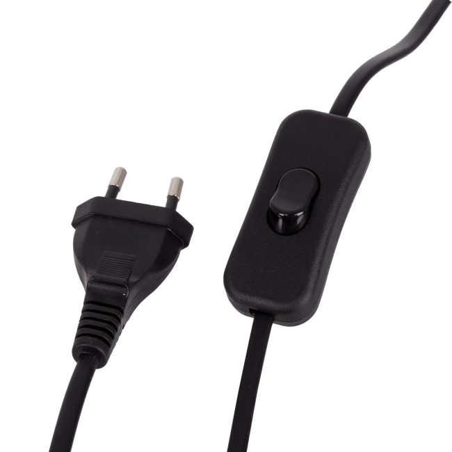 MOUSE 00675 Vintage Επιτραπέζιο Φωτιστικό Πορτατίφ με Ντουί 1 x E12 AC 220-240V IP20 - Μαύρο - Μ13 x Π4 x Υ7cm - 5