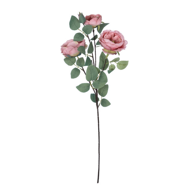 Artificial Garden HOT PINK CLIMBING ROSE BRANCH 21185 Τεχνητό Διακοσμητικό Κλαδί Τριαντάφυλλο Έντονο Ροζ Y70cm